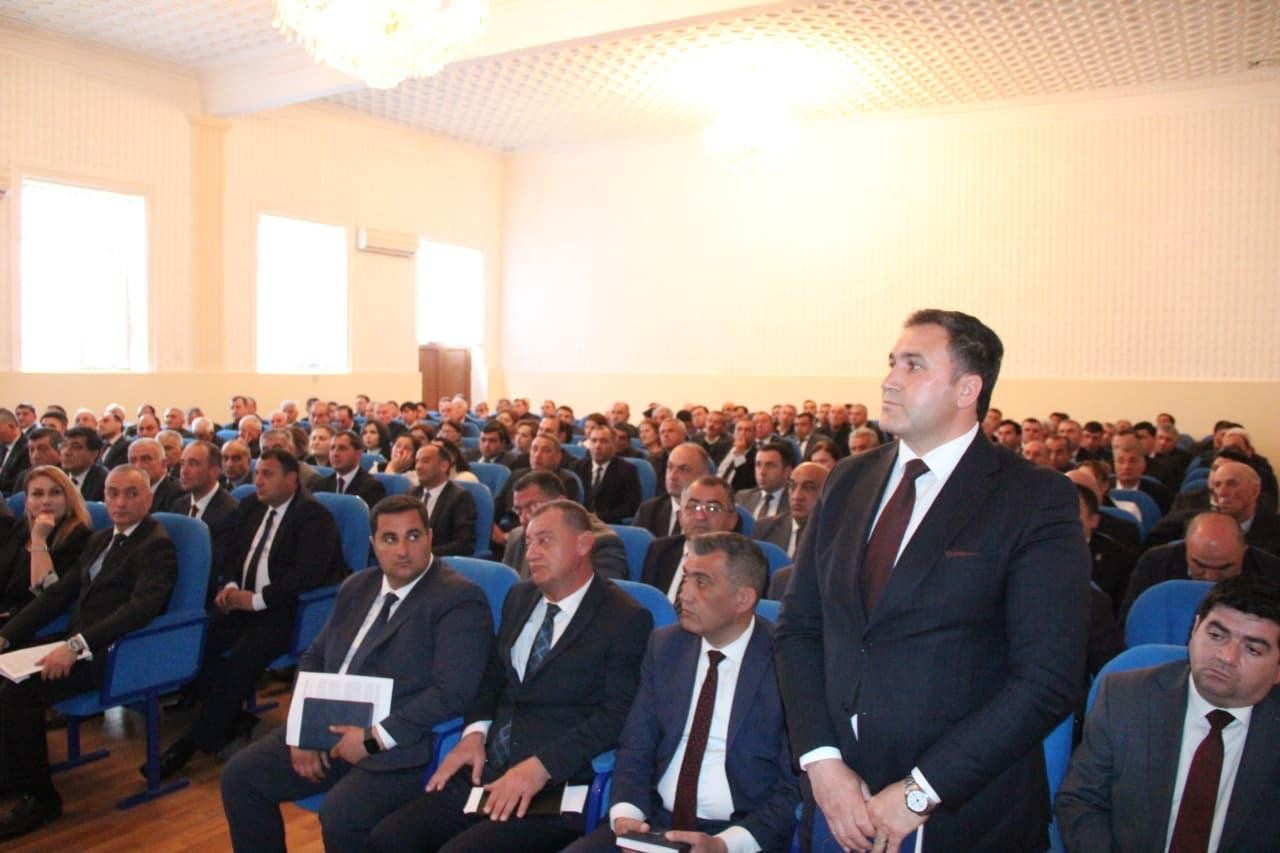 Goranboy RİH başçısı yanında Şuranın növbəti iclası keçirildi - FOTOLAR